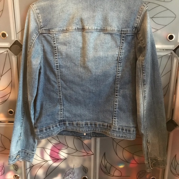 Vintage American Blues Women’s Denim Distressed Long Sleeve Jacket - Picture 5 of 7